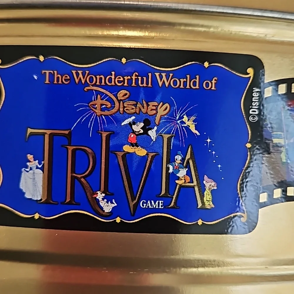 NIB. Wonderful World of Disney 90s  y2k 1999s Trivia game